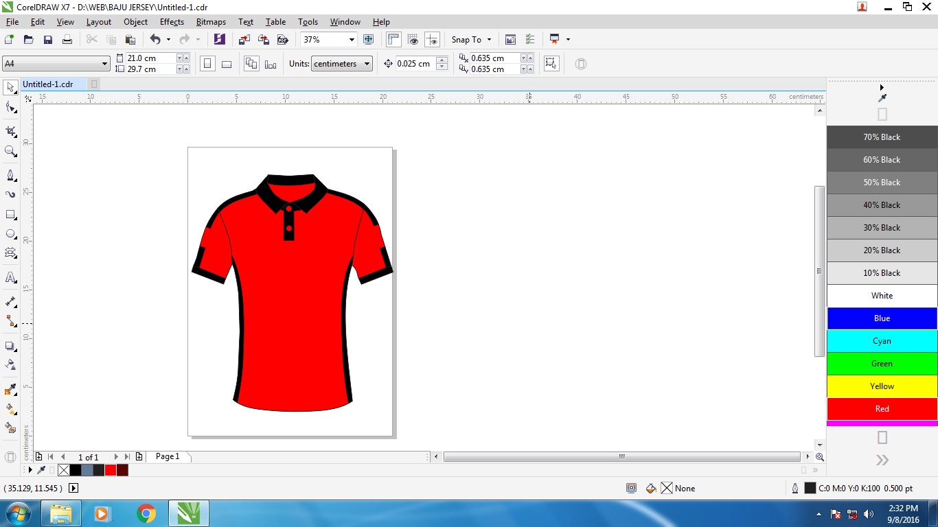 Sketsa Gambar Baju Bola